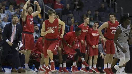 Action photo from Atlantic 10 semifinals