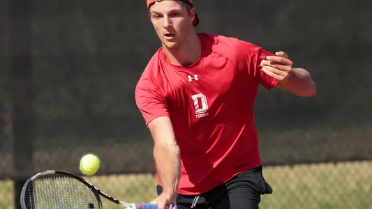 Artem Khrapko men's tennis action photo