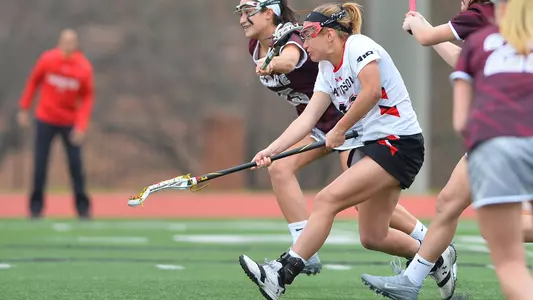 jordan wood action shot, women's lacrosse
