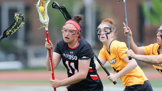 mackenzie sivilli action shot, women's lacrosse