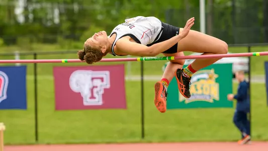 Photo of Makayla Binter at the A-10 Championship