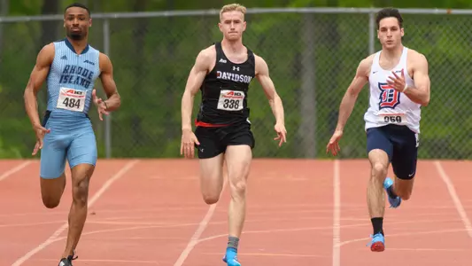 Photo of Jacob Hostetler at the A-10 Championship