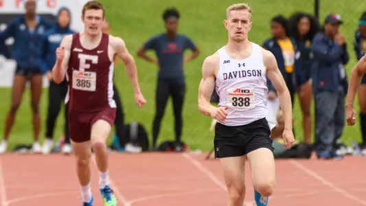 Photo of Jacob Hostetler at the A-10 Championship