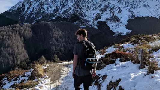 Photo of Louis Evans in New Zealand