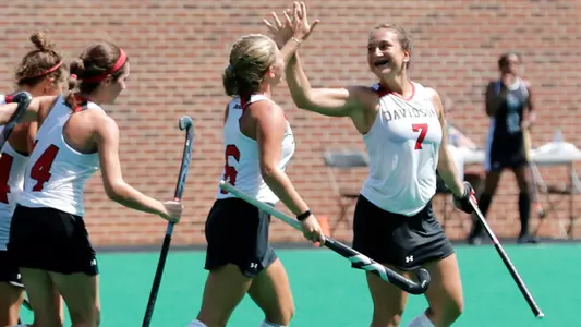 Photo of Leigha Nortier after a goal