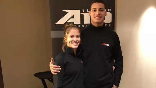 katie turner and kellen grady at a-10 leadership summit