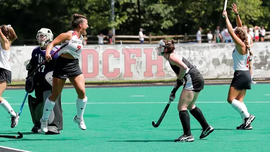 Photo of Leigha Nortier celebrating a goal