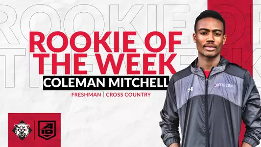 Graphic of Mitchell Coleman, A10 Rookie of the Week