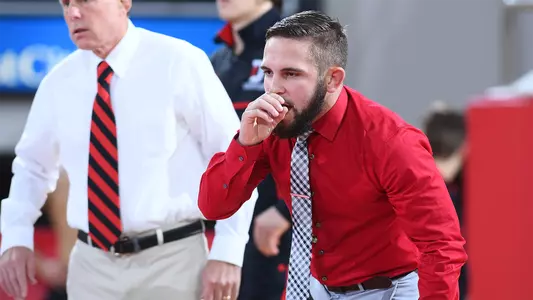A photo of assistant wrestling coach Joey Dance