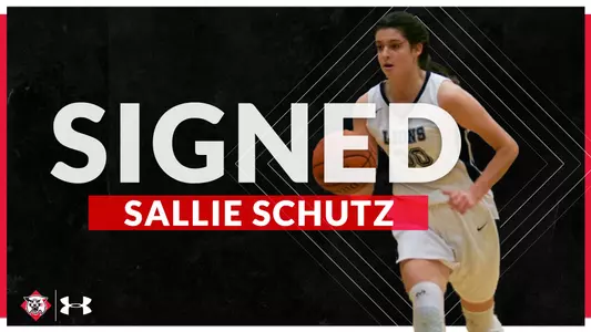 WBB incoming freshman Sallie Schutz graphic