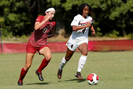 Davidson takes on St Joseph's in conference women's soccer action at Alumni Stadium on Sunday, September 22, 2019 in Davidson, North Carolina.