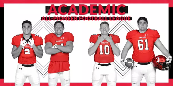 A graphic of the Academic All-PFL team