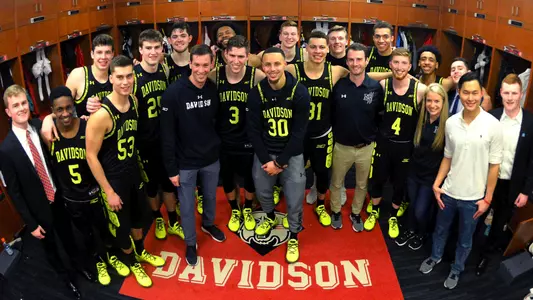 Team photo with Stephen Curry