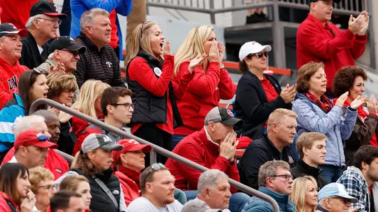 A photo of the crowd at a football game