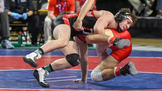 A photo of Kyle Gorant at the 2019 SoCon Championship