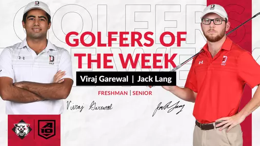 A-10 Golfer of the Week Graphics