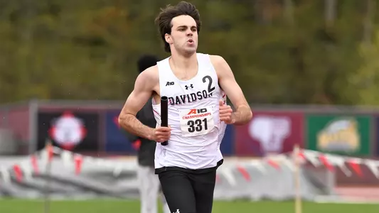 A photo of Bryce Kalsu at the 2019 A-10 Outdoor Championship
