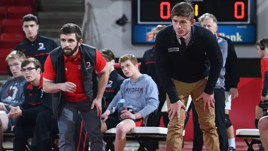 A photo of the Davidson assistant coaches