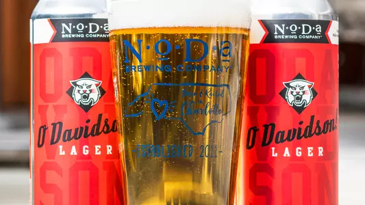 A photo of O Davidson Lager from NoDa Brewing Company