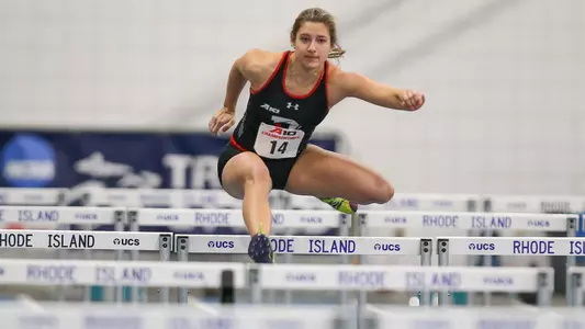 A photo of Hannah Kanjian at the A-10 Indoor Champs