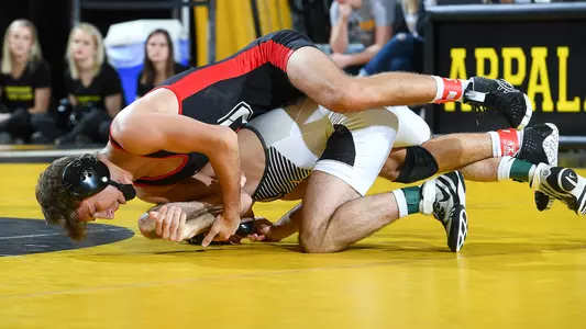 A photo of David Loniewski against Appalachian State