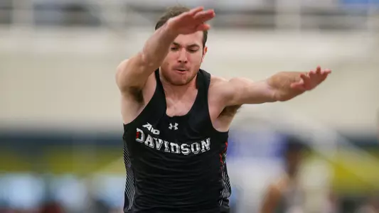 A photo of Dylan Ameres at the 2020 A-10 Indoor Championship