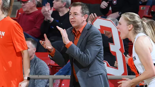 WBB assistant james janssen action picture