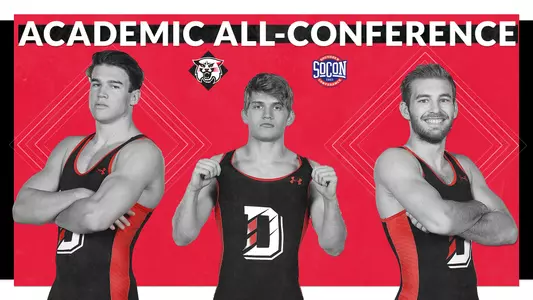 A graphic of the 2020 SoCOn All-Academic Team