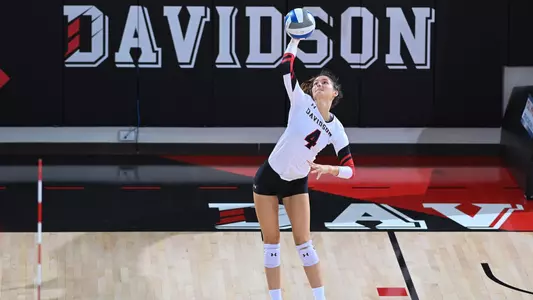 Jessie Doyal serving