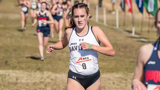 A photo of Frances Whitworth at the A-10 Championship