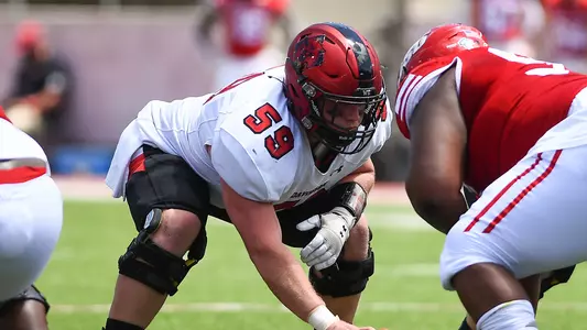 Davidson takes on (4) Jacksonville State in the 2021 Division I FCS Playoff at JSU Stadium on Friday, April 23, 2021 in Jacksonville, Alabama.