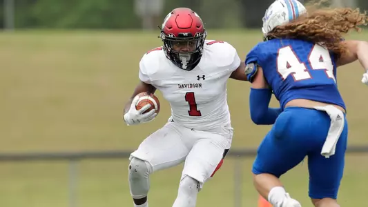 Presbyterian takes on Davidson in non-conference football action at Bailey Memorial Stadium on Saturday, April 10, 2021 in Clinton, South Carolina.