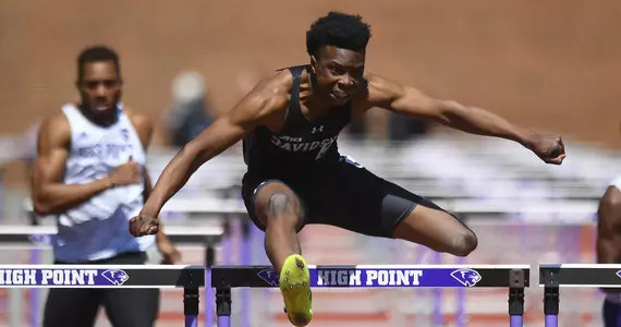 Teams participate in the 2021 VertKlasse Track & Field Meet hosted by High Point University at Vert Stadium on Friday, April 02, 2021 in High Point, North Carolina.