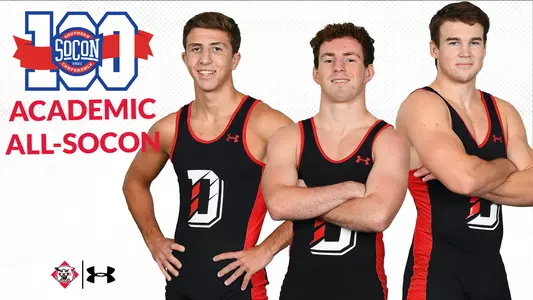 A graphic of the Academic All-SoCon team