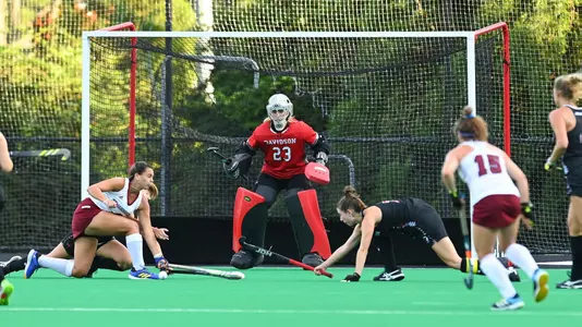Roell in goal vs UMass