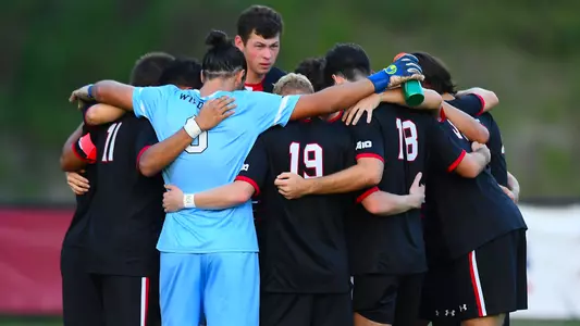Men's Soccer Huddle
