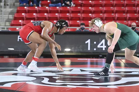 Davidson takes on George Mason in SoCon wrestling action at Belk Arena on Sunday, December 19, 2021 in Davidson, North Carolina.