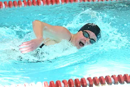 Davidson takes on Gardner-Webb in non-conference swimming at Charles A. Cannon Pool on Saturday, January 22, 2022 in Davidson, North Carolina.