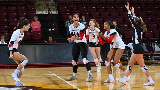 Davidson takes on Delaware in non-conference womenâ??s volleyball action at the Winthrop Coliseum on Saturday, September 10, 2022 in Rock Hill, South Carolina.