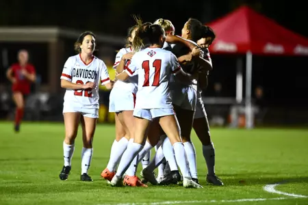 WSoc goal celebration vs Rich 22