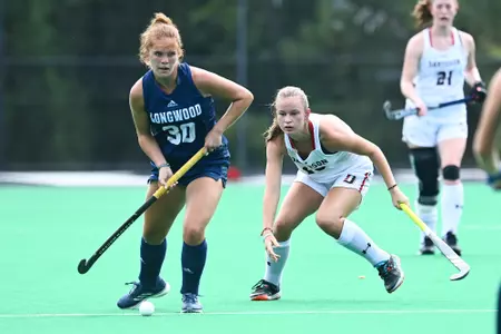 Davidson takes on Longwood in non-conference field hockey action at Carol Grotnes Belk Turf Field on Sunday, September 11, 2022 in Davidson, North Carolina.