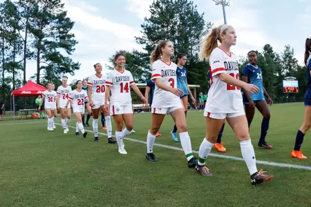 Davidson takes on Rhode Island in conference women's soccer action at Alumni Stadium on Thursday, September 22, 2022 in Davidson, North Carolina.