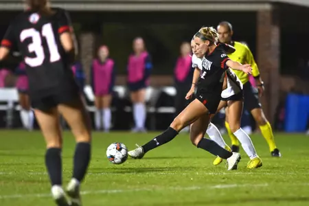 Davidson takes on Duquesne in the 2022 Atlantic 10 Conference Womenâ??s Soccer Championship quarterfinal match at Alumni Soccer Stadium on Friday, October 28, 2022 in Davidson, North Carolina.