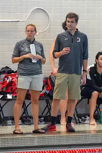 Davidson takes on Georgetown in non-conference swimming action at Charles A. Cannon Pool on Saturday, October 26, 2019 in Davidson, North Carolina.