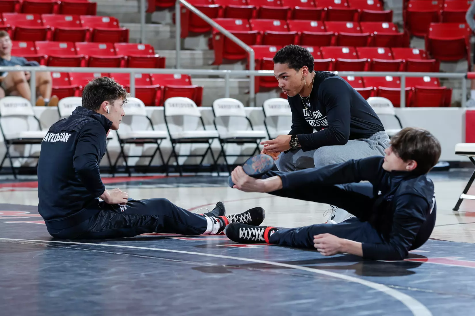 Davidson takes on Michigan State in non-conference wrestling action at Belk Arena on Friday, November 11, 2022 in Davidson, North Carolina.