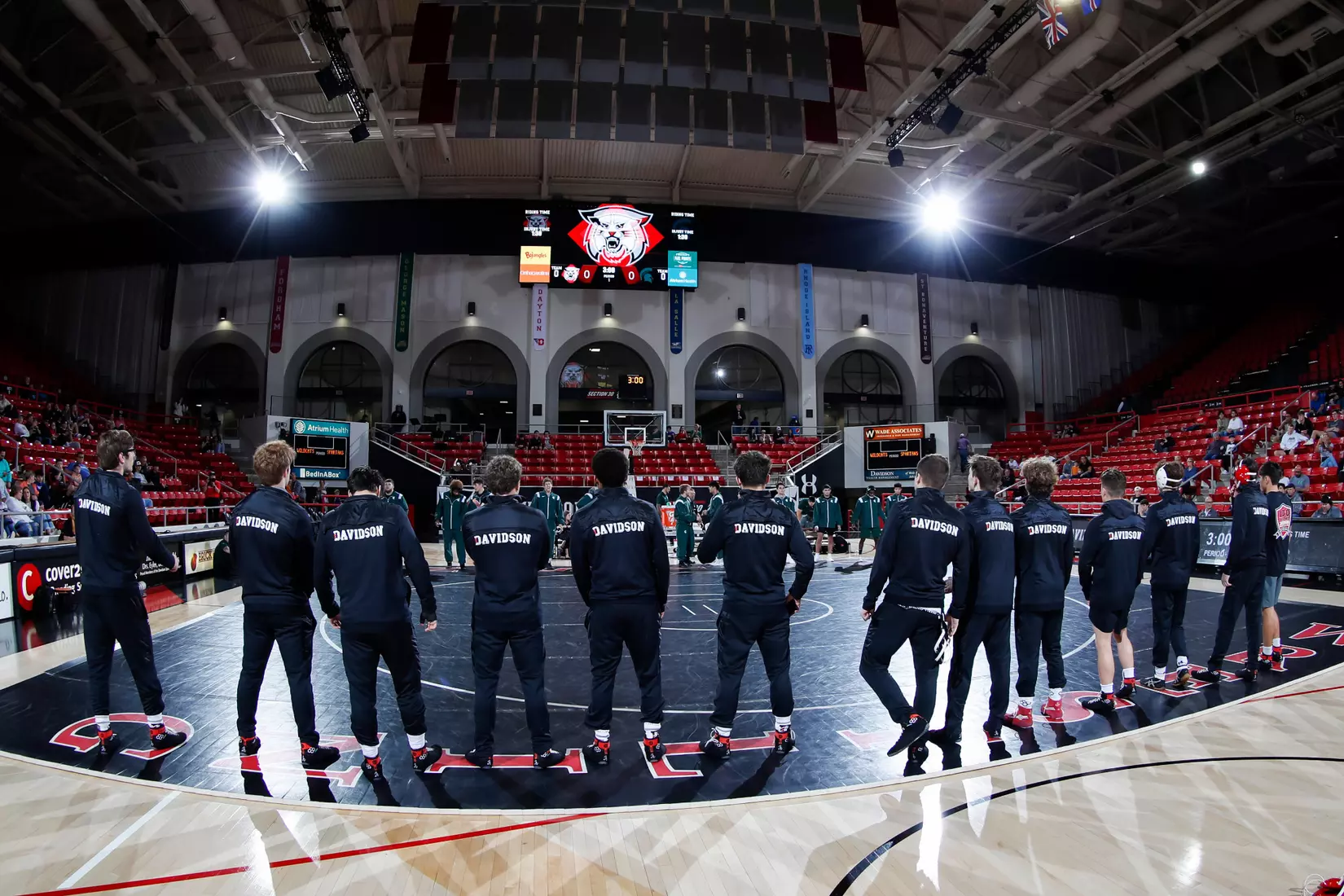 Davidson takes on Michigan State in non-conference wrestling action at Belk Arena on Friday, November 11, 2022 in Davidson, North Carolina.