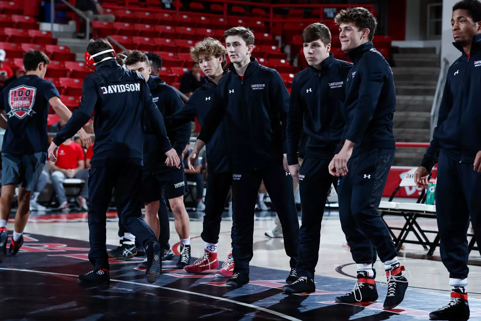 Davidson takes on Michigan State in non-conference wrestling action at Belk Arena on Friday, November 11, 2022 in Davidson, North Carolina.
