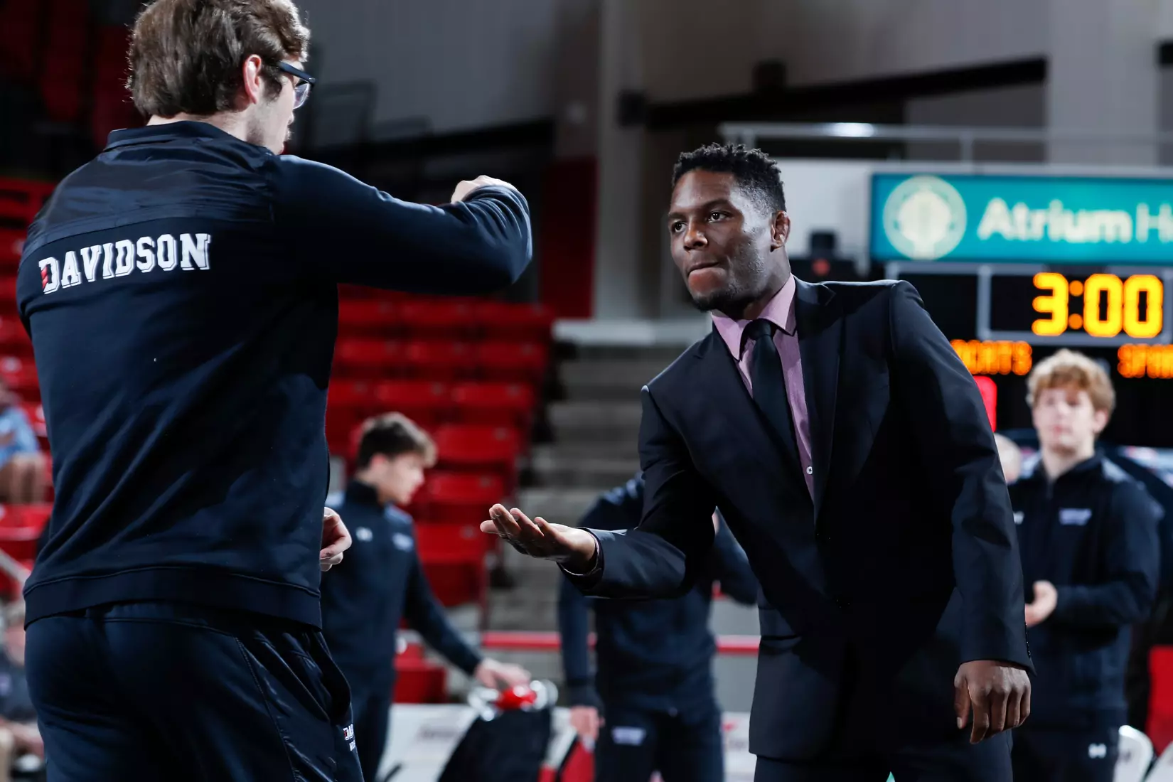 Davidson takes on Michigan State in non-conference wrestling action at Belk Arena on Friday, November 11, 2022 in Davidson, North Carolina.