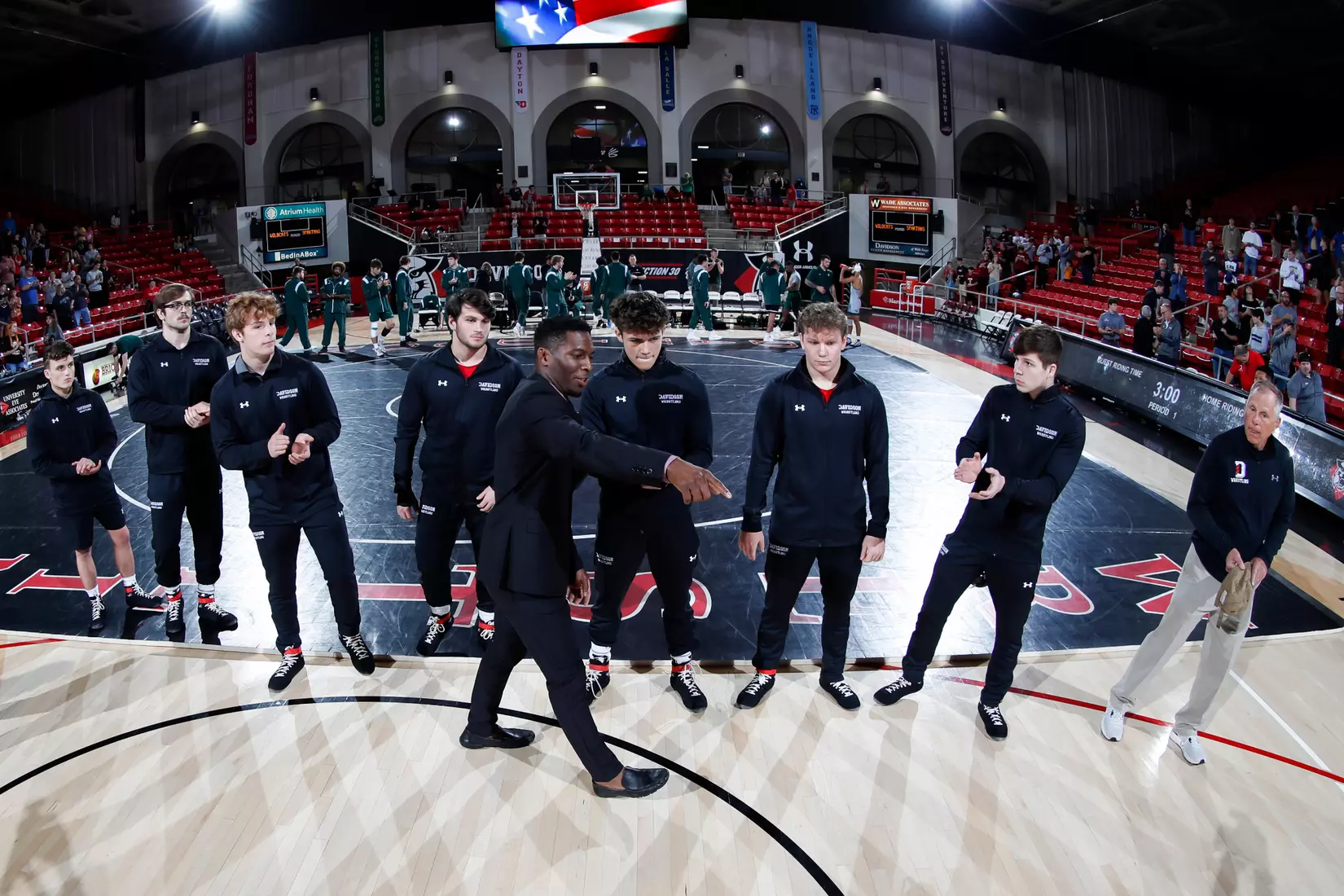 Davidson takes on Michigan State in non-conference wrestling action at Belk Arena on Friday, November 11, 2022 in Davidson, North Carolina.
