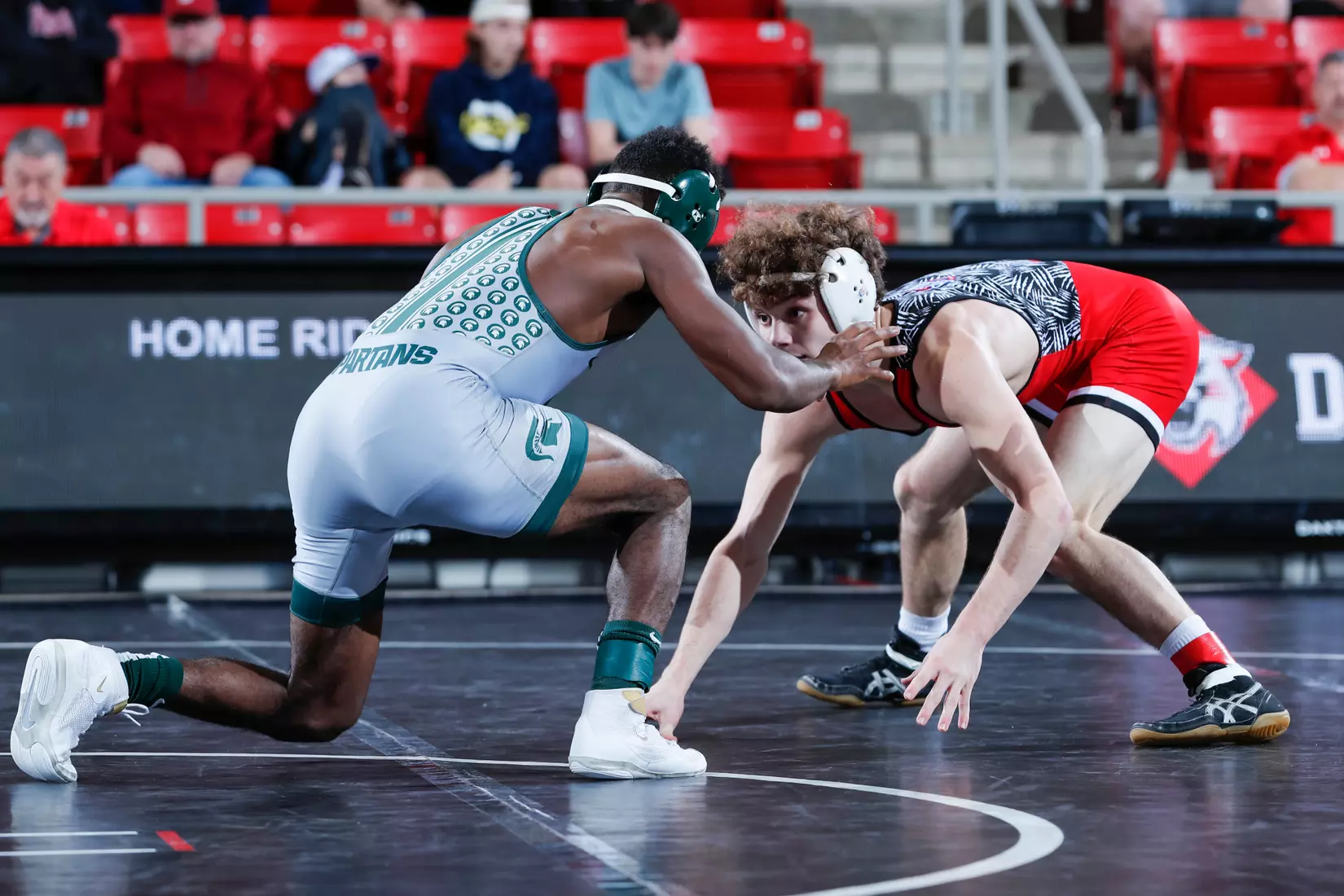 Davidson takes on Michigan State in non-conference wrestling action at Belk Arena on Friday, November 11, 2022 in Davidson, North Carolina.